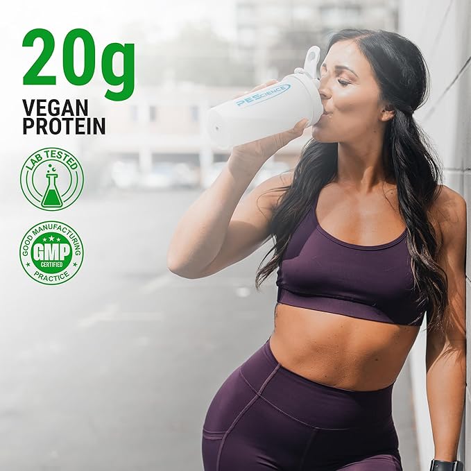 PEScience Select Vegan Plant Based Protein Powder, Cinnamon Delight, 27 Serving, Pea and Brown Rice Blend