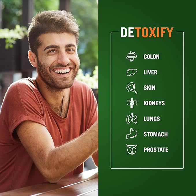 Centuryⁿ Syst𝐞ms The Cleaner Detox, Complete Internal Cleansing Formula, Support Digestive Health, Vegetarian Capsules (Men 14 Days)