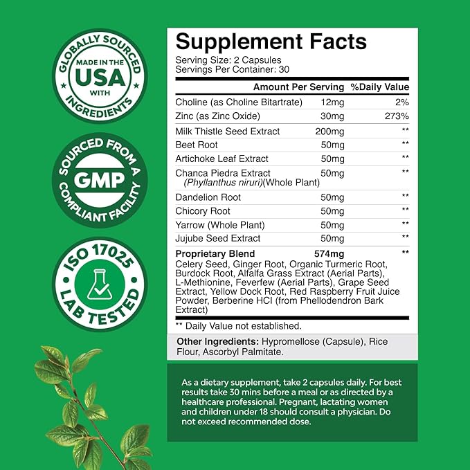 Bundle of Milk Thistle Liver Support Supplement and L Lysine 1000mg Nutritional Supplements - Herbal Liver Supplement with Silymarin Milk Thistle - L-lysine Essential Amino Acids Supplement