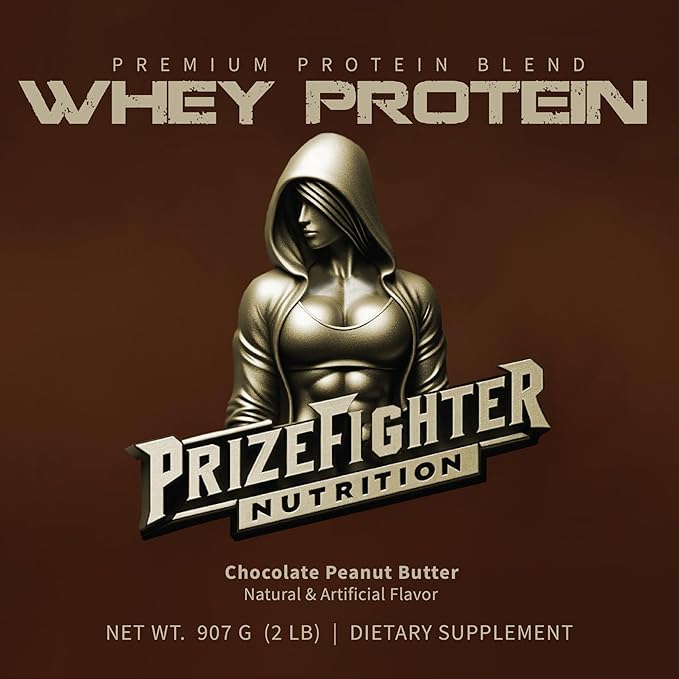 Best Whey Protein (2 lb) Chocolate Peanut Butter Whey. with Digestive Enzymes for Absorption. 25g Protein Helps with Muscle Building and Recovery. Made in The USA