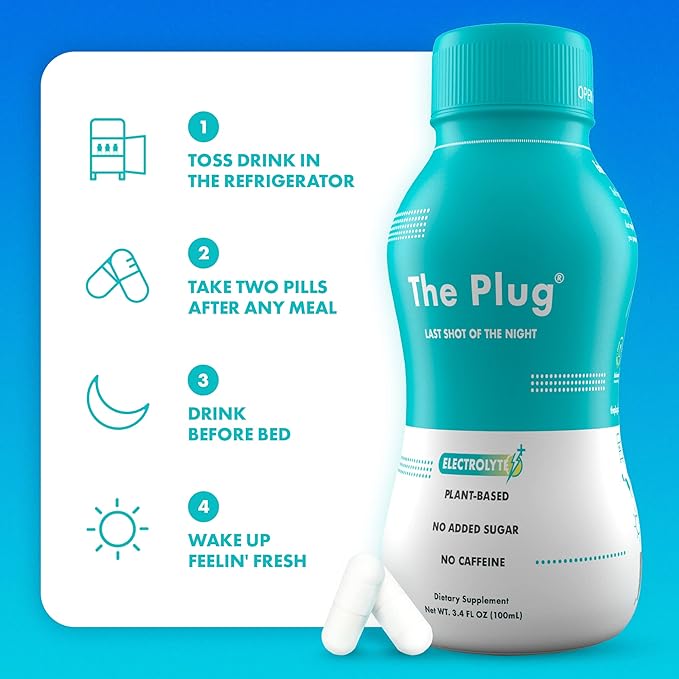 The Plug Liver Cleanse Detox & Repair Pills - Milk Thistle Liver Detox - Fatty Liver Support Supplement - 20 Herbal Liver Capsules, Turmeric & Vitamin B for Healthy Digestive & Immune System