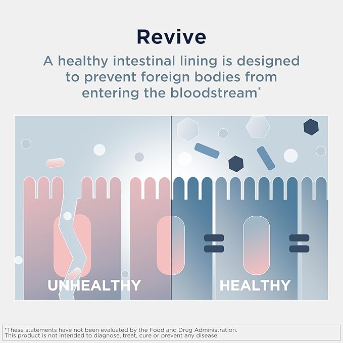 Designs for Health GI Revive Gut Health Powder - L Glutamine & Citrus Pectin for Digestive Health + Slippery Elm, Marshmallow Root & Cat's Claw for Healthy Intestinal Function (28 Servings)