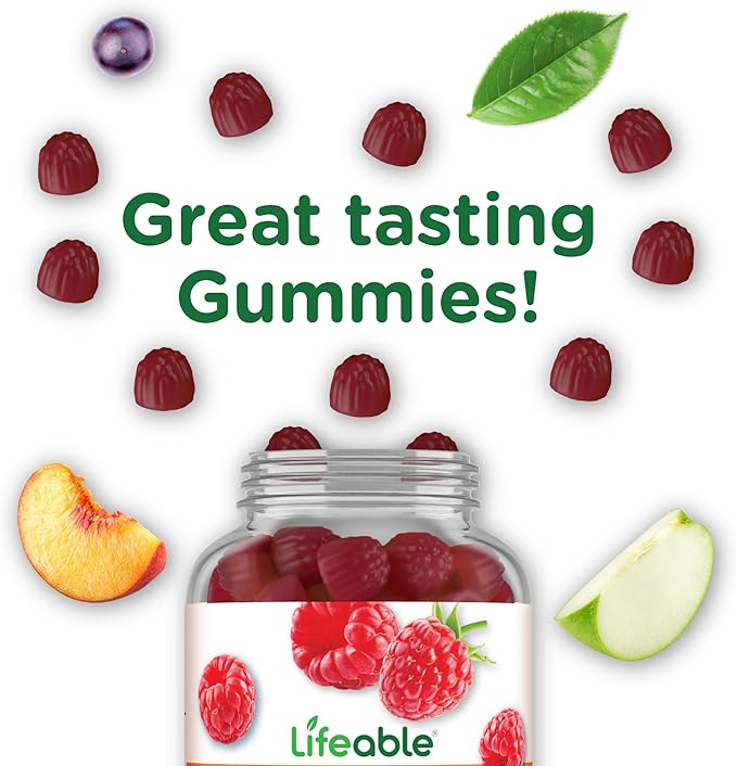 Lifeable Probiotics Gummies | 2 Billion CFU | Great Tasting Probiotic Gummies for Women | Probiotic Gummy for Gut Health and Immune Support | Probiotics for Women and Men | 90 Gummies