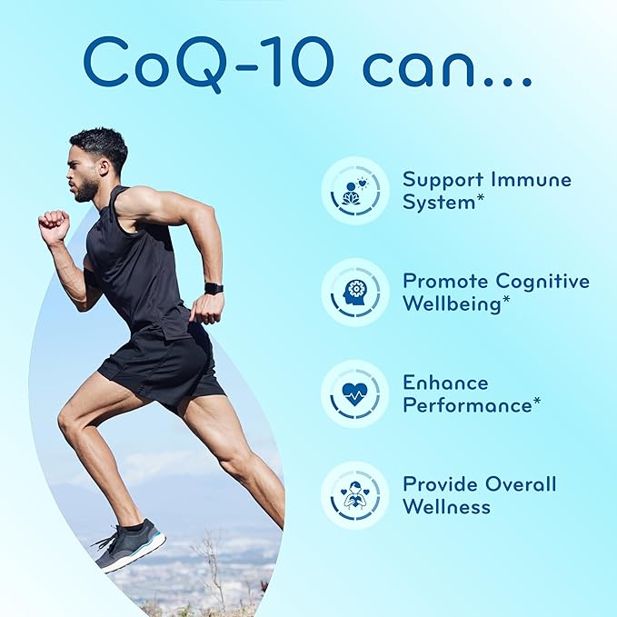 Quick Absorption CoQ10 400mg Capsules - Coenzyme Q10 400mg Potent Antioxidant for Heart Energy and Aging Support - High Stability CoQ10 Ubiquinone Capsules - Made in a cGMP US Lab (200 Servings)