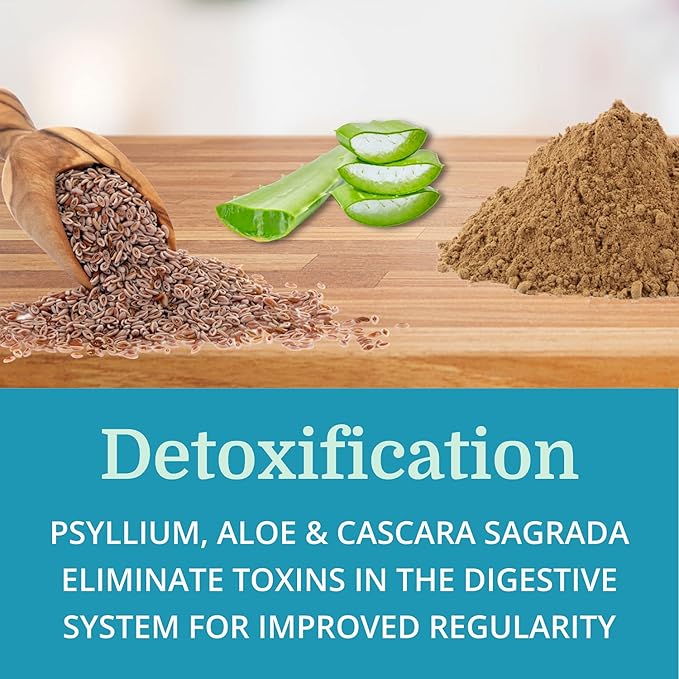 Alka•Cleanse (3 Pack) Best Process Alkaline — Herbal Detox Colon Cleanse & Digestive Distress Formula — Psyllium Husk, Probiotics, Enzymes & Herbs