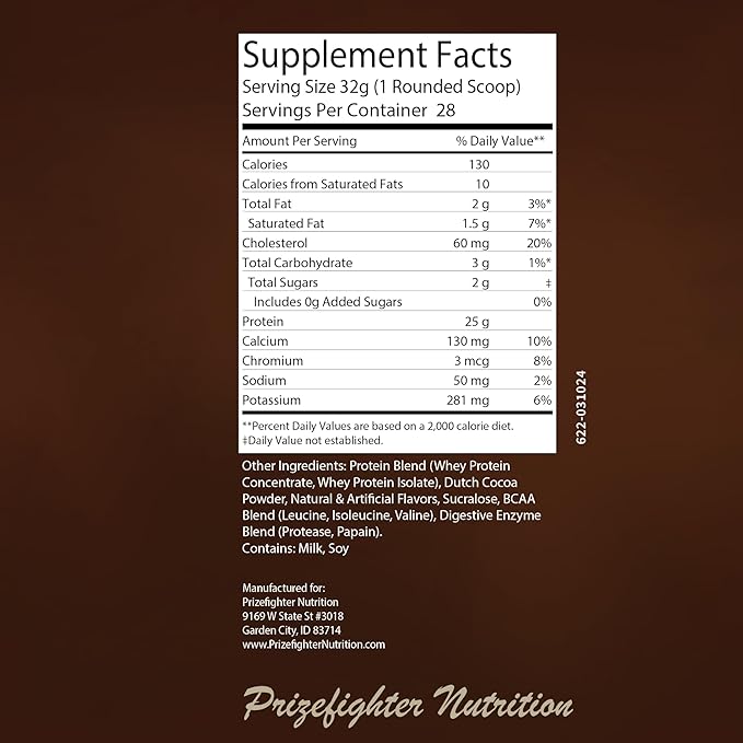 Best Whey Protein (2 lb) Chocolate Peanut Butter Whey. with Digestive Enzymes for Absorption. 25g Protein Helps with Muscle Building and Recovery. Made in The USA