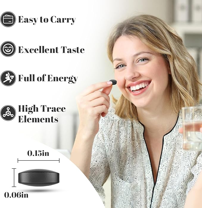 30,000 MG Shilajit Tablets, 100% Shilajit Pure Himalayan Organic, Shilajit for Men and Women Rich in Fulvic Acid & 85+ Trace Minerals, Shilajit Supplement for Energy & Immune System, 240 Count