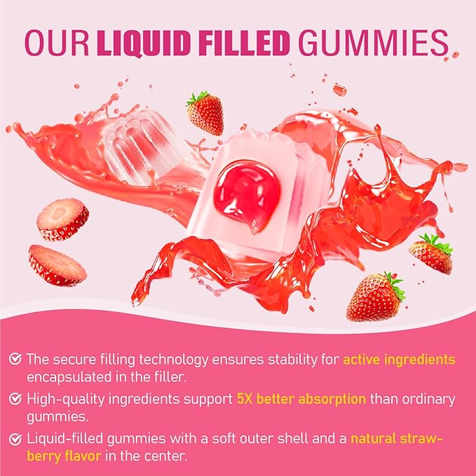 Calcium Citrate Gummies 1200 mg for Adults: Ultimate Absorption Calcium Supplement for Women & Men - Easy to Digest, Vegan - Supports B0ne Strength, Muscle, Immune