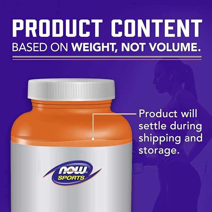 NOW Foods Sports Organic Plant Protein, Chocolate Flavor, Vegan Powder, 1 lb.