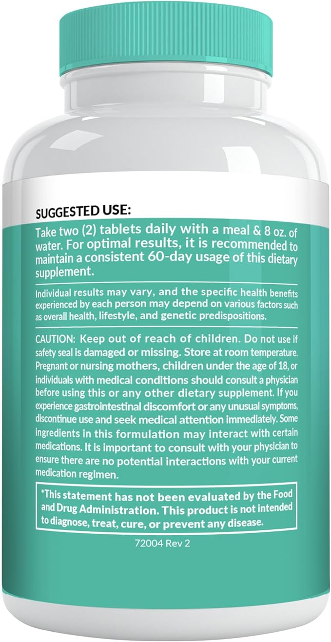 4-in-1 Calcium 1200mg with Vitamin D3 - Calcium Supplement for Women and Men with Vitamin K2 B12 5000 IU - Extra Strength Calcium Citrate for Bone and Heart Support (120ct)