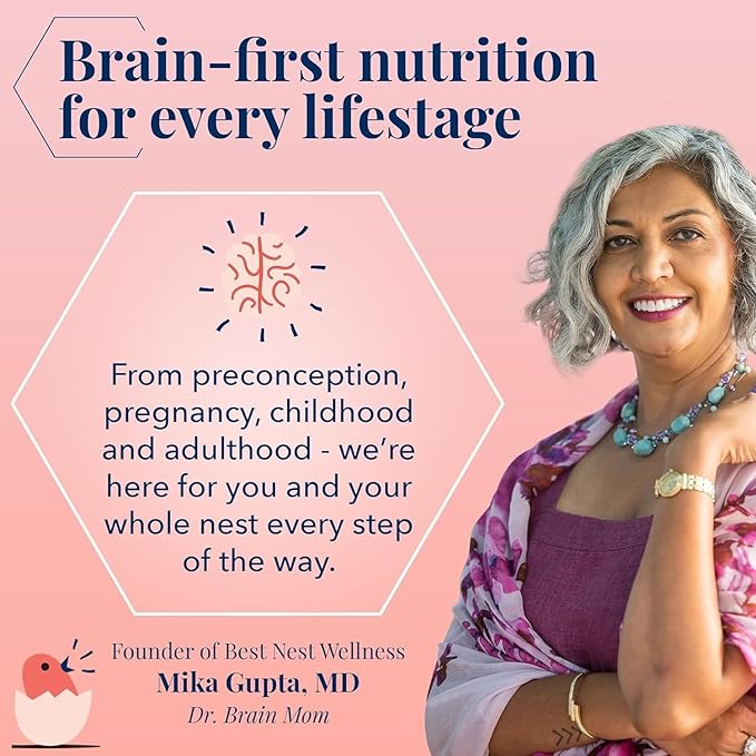Best Nest Wellness Mama Bird Prenatal Multi Plus - Prenatal Care Supplement Supports Brain & Digestive Health - Vegan Multivitamin with L-Methylfolate, Probiotics & More - 30 Caplets (30 Servings)