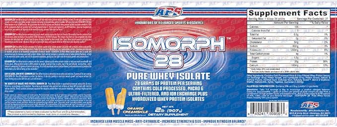 APS Nutrition Isomorph 28, Orange Creamsicle, 2 Pound
