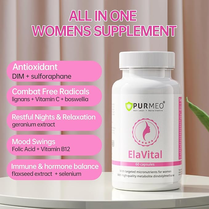 Female Breast Wellness Complex - Hormone Harmony Support for Women, Made in Germany, 60 Vegan Capsules