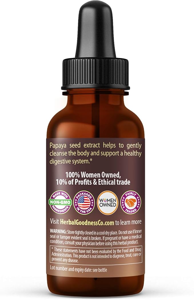 Papaya Seeds 1oz - Nutrient-Rich Superfood for Digestive Health and Detoxification - Raw, Non-GMO, and Unprocessed - Your Holistic Wellness Journey