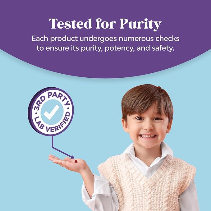 Natures Craft Melatonin Gummies for Kids Sleep Support - Hassle-Free Kids Melatonin Gummies for Mood Support - Delicious and Tummy Friendly Gummy 1 Mg Little Ones Non-GMO Gluten Free and Halal