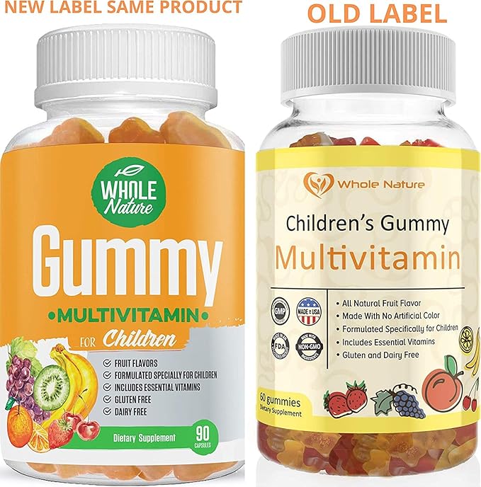 Kids Vitamins - Complete Daily Essentials Childrens multivitamin and Minerals for Overall Wellness, 90 Gummies Supplements Fruit Flavor, No Artificial Sugar, Dairy and Gluten Free (2)