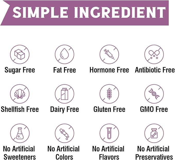 Multi Collagen Peptides Powder Type I II III V X, Hydrolyzed Collagen Protein for Women and Men, Skin, Hair, Nails and Joints, Unflavored, Non-GMO, Keto & GF, Zero Sugar, 45 Servings, 16oz