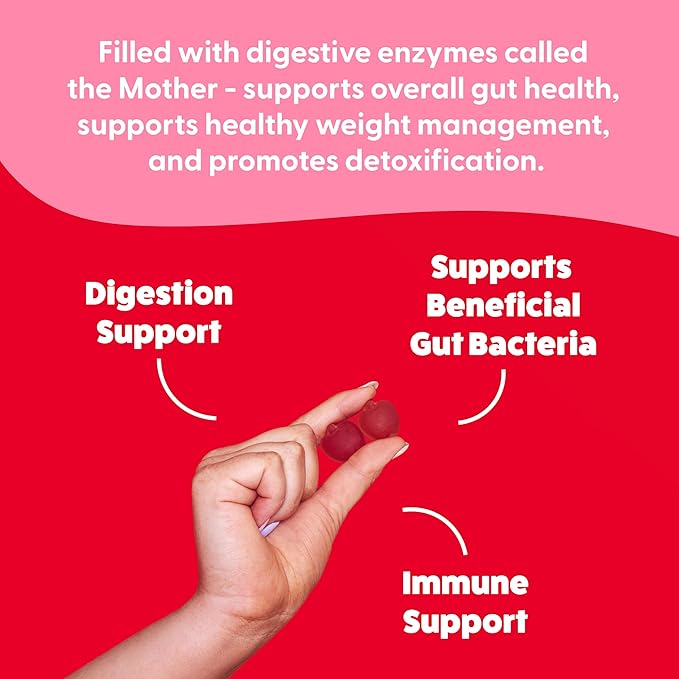 Feel Great Vitamin Co. Apple Cider Vinegar Gummies | Contains The Mother | Natural Antioxidant Digestive Support Healthy Nutrient Absorption