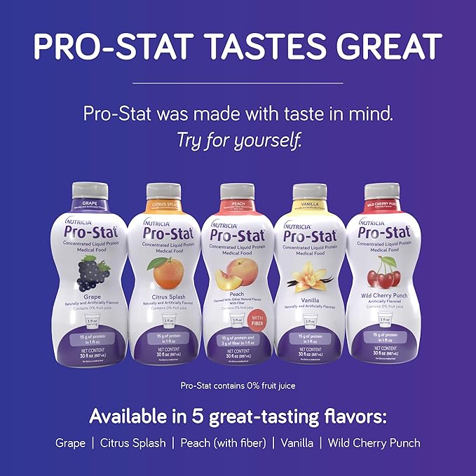 Pro-Stat Concentrated Liquid Protein Medical Food - Vanilla Flavor, 30 Fl Oz Bottle