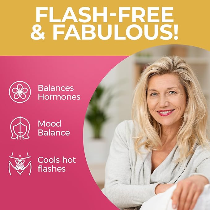 Lubracil Menopause Gummies for Women - Menopausal Supplements for Hot Flashes, Night Sweats, Mood Swings and Hormonal Balance - Daily Vitamins with Black Cohosh & Ashwagandha - 120 Gummies (Pack of 2)