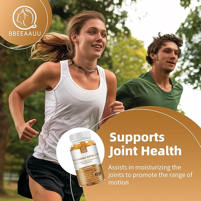 (2 Packs) Turmeric Curcumin with Black Pepper and Ginger Root, High Absorption Ultra Potent Turmeric Supplement for Joint Health & Digestion, Raspberry Flavor, 60 Count