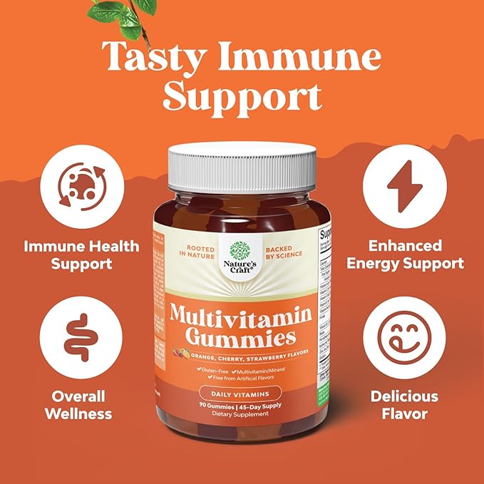 Multivitamin Gummies for Adults - Halal Multivitamin Gummy with B12 Biotin - Gelatin-Free Gummy Multivitamins for Men & Women - Vitamin Gummies with Zinc & Vitamin D - Non-GMO Gluten-Free - 90 Count