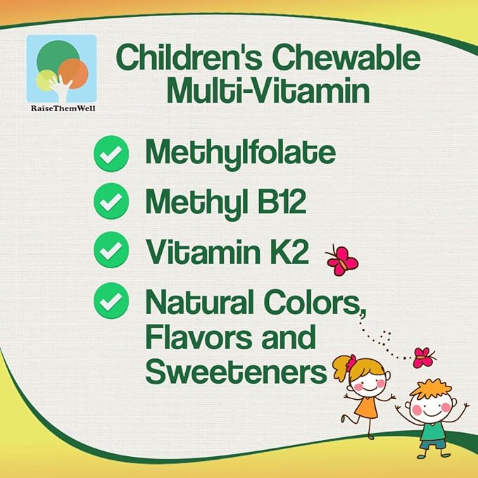 Kids Vitamin C and Immune Support + Kids Vitamin PDF | Citrus Flavored | 60 Chewable Tablets