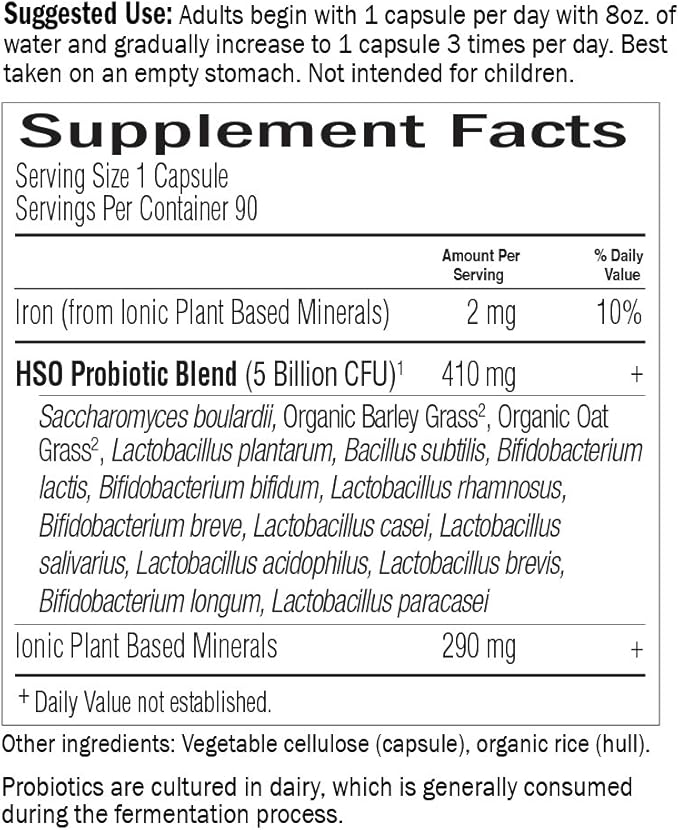 Garden of Life Primal Defense Ultra Ultimate Probiotic Formula - 15 Billion CFU and 13 Strains of Probiotics Plus HSOs for Healthy Digestive Balance, Vegetarian and Gluten Free, 90 Capsules