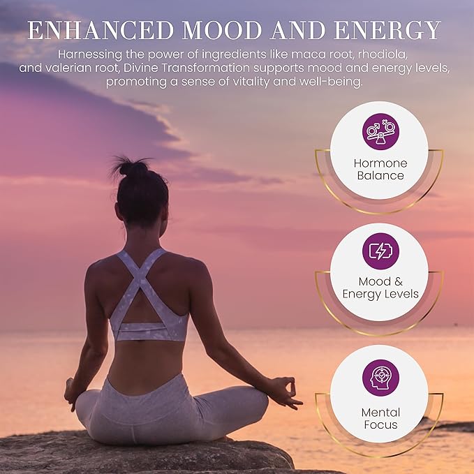 Black Cohosh for Menopause Hot Flashes – Maca Root & Holy Basil Supplement for Hormone Balance – Chasteberry, Rhodiola, Valerian Root, Saw Palmetto, and Red Clover for Natural Menopause Relief