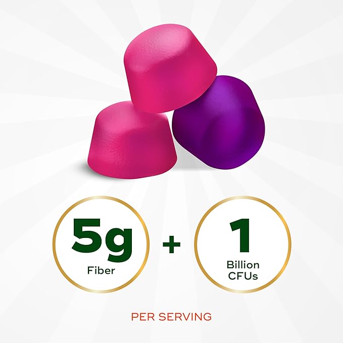 Align Probiotic, Probiotics + Fiber, Probiotics Help Relieve Occasional Bloating*, Fiber Helps Support a Healthy Digestive System*, #1 Doctor Recommended Probiotic Brand‡, 90 Gummies