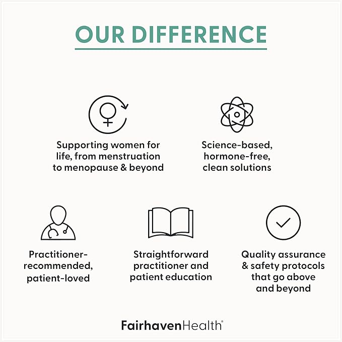 Fairhaven Health Complete Menopause Relief | Nonhormonal Menopause Supplement for Women | Relief from Hot Flashes, Night Sweats and Mood Swings | Gluten, Dairy, Soy Free | Non-GMO | 30 Capsules