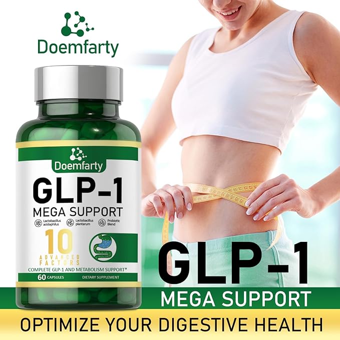GLP-1 Probiotic | GLP-1 Supplement, GLP-Activate with 10 Billion CFU Multi-Strain Probiotics + Prebiotics, Naturally GLP 1 Production, GLP-1 Probiotic for Men & Women, 60 GLP-1 Capsule (1pcs)
