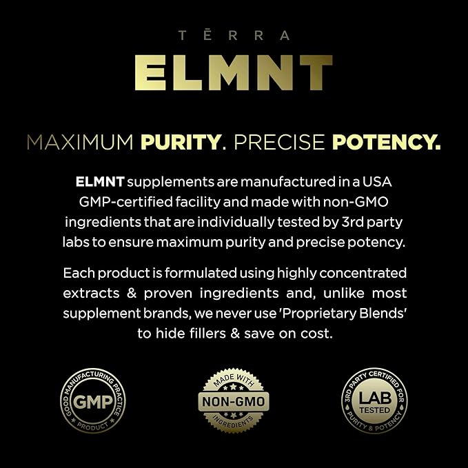 ELMNT 2150mg Super Antioxidant Liposomal Glutathione Supplement w. Vitamin C, Quercetin & Reduced L Glutathione 1000mg - Proven Complex for Best Absorption, Detox, Skin Glow + Immune - 90 Pills