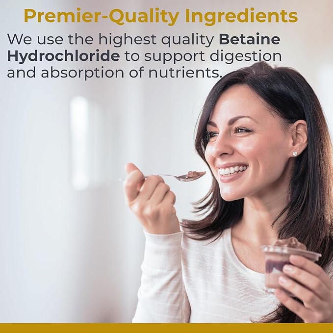 Premier Research Labs Premier HCL - Aids Nutrient Absorption & Digestive Function - Betaine HCL - 90 Plant-Source Capsules - 2 Pack
