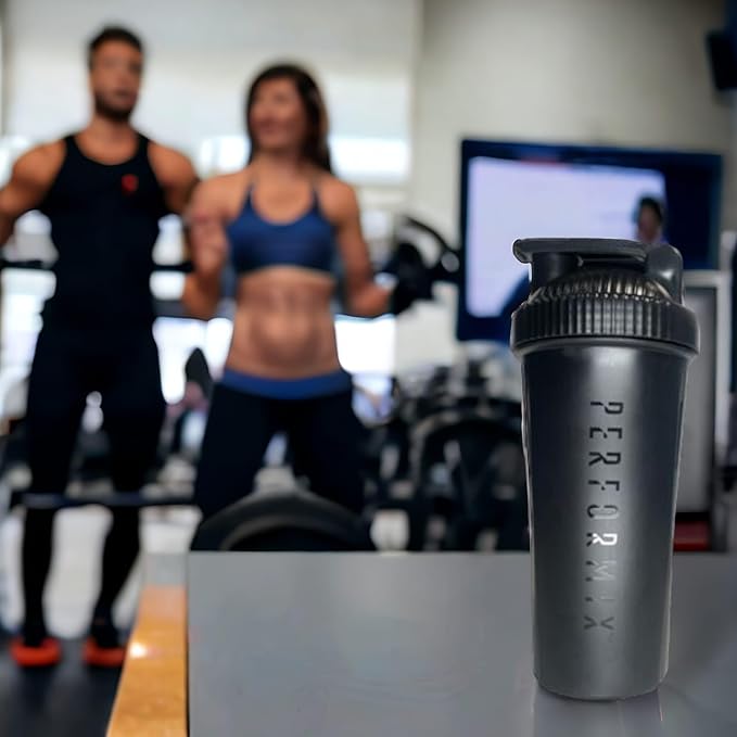 Classic Shaker Bottle for Protein Shakes Pre Workout and Supplements Plastic Whisk for that Perfect Mix Every Time | 28-Ounce | Black (1-Pack)