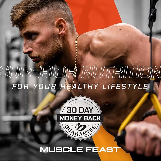 Muscle Feast Grass-Fed Whey Protein Concentrate Powder, All Natural Hormone Free Pasture Raised, Chocolate, 5lb