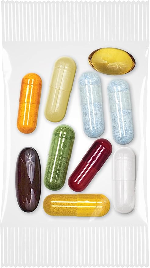 Fresh Start Complete Daily Vitamin Pack | Energy Booster & Stress Support | Vitamin A, B, C, D, E, B12, Minerals, Amino Acids, Omega-3-6-9, Panax Ginseng, Super Greens (30 Packets)