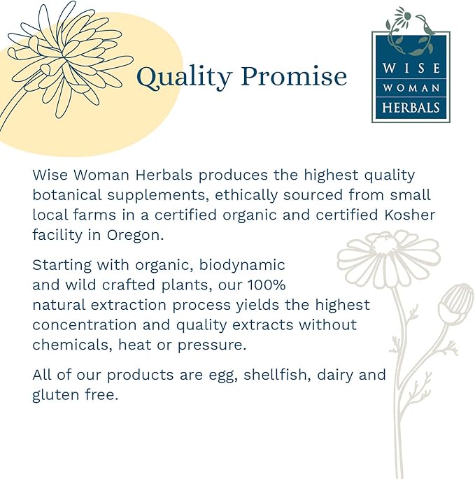 Wise Woman Herbals – Women’s Menocaps – 120 caps - All-Natural Menopause Supplement - for Hot Flashes, Mood Swings and Night Sweats During Menopause, Promotes Emotional Balance