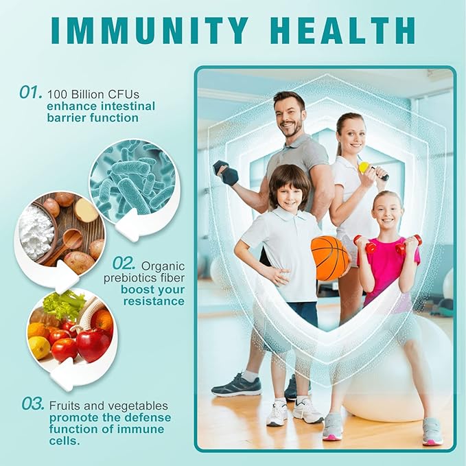 NATURE TARGET Probiotics for Women-Men-Kids Digestive Health, Prebiotics and Probiotics for Women, 100 Billion for Gut and Immune Health, No Refrigeration, 90 Veggie Capsules (45 Days Supply)