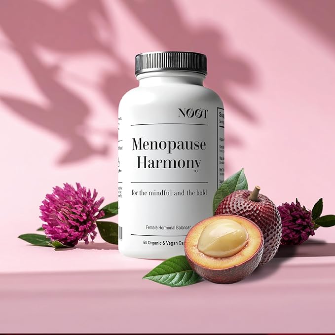Menopause Harmony - Best Menopause Supplements for Women - Night Sweats & Hot Flash Relief - Hormone Balance for Women - 60 Capsules / 1 Month Supply