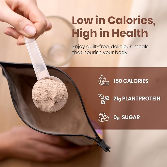 UpNourish Chocolate Vegan Protein Powder 54 Superfoods Powder,1.5 Billion CFU Probiotics 21g Plant Based Protein,No Sugar No Dairy No GMO Dairy Free,Meal Replacement Shake, Low-Carb Diet,15 Servings