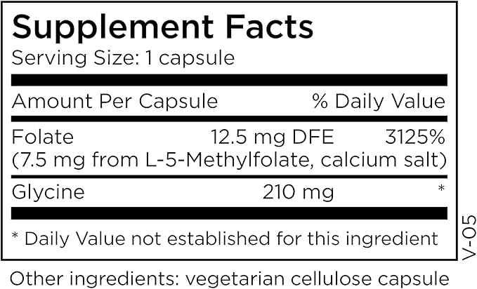 MethylPro 7.5mg L-Methylfolate (90 Capsules)