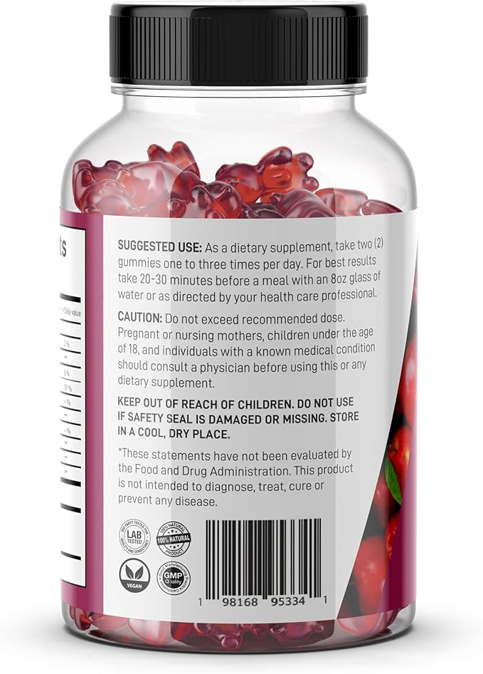 Keto ACV Gummies-Apple Cider Vinegar Gummies - Weight Loss & Keto, 60 Count. Energy Boost, Body Cleanse, Skin Health, Digestion, Vegan, Low Carb, Vitamins B6, B12, Pomegranate, Beet Root