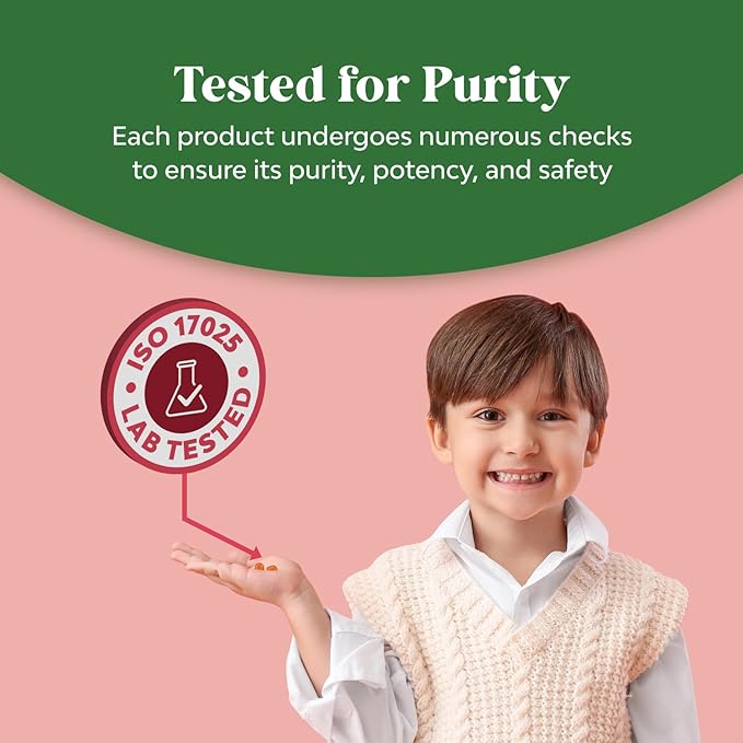 USDA Organic Kids Multivitamin Gummies - Vegan Organic Multivitamin for Kids 2+ with 14 Essential Vitamins and Minerals - Daily Gummy Multivitamins Vegan Nut Free & Non-GMO (120 Count)