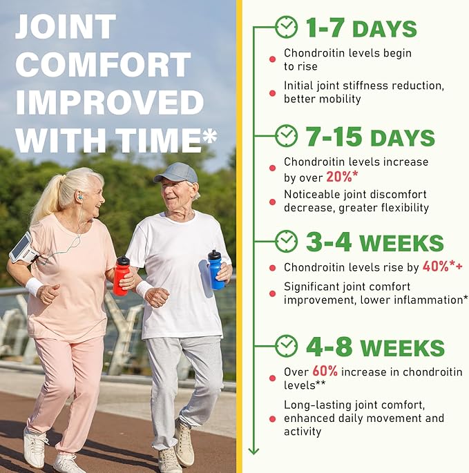Glucosamine Chondroitin Gummies, 4200mg Extra Strength Joint Supplements Glucosamine Chondroitin with MSM & Elderberry for Joint Health, Flexibility, Immune Support for Adults, Men & Women, 180 Count