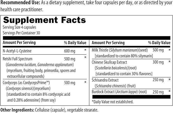 Designs for Health Liver Support Capsules - Hepatatone Plus with Milk Thistle, NAC, Schisandra - Mushroom Extracts for Cleanse + Immune Support - Liver Detox Supplement for Men + Women (120 Capsules)