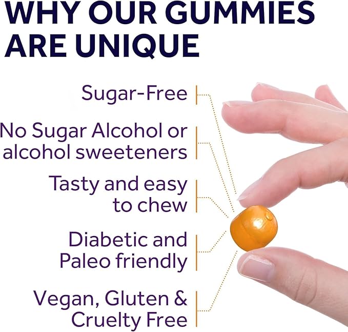 Magnesium Citrate Gummies - Sugar-Free, Vegan and Non-GMO for Better Sleep and Relaxation - No Sugar Alcohol - Magnesium Supplement for Adults, Teens and Kids - Tropical Fruit - 240 Chews