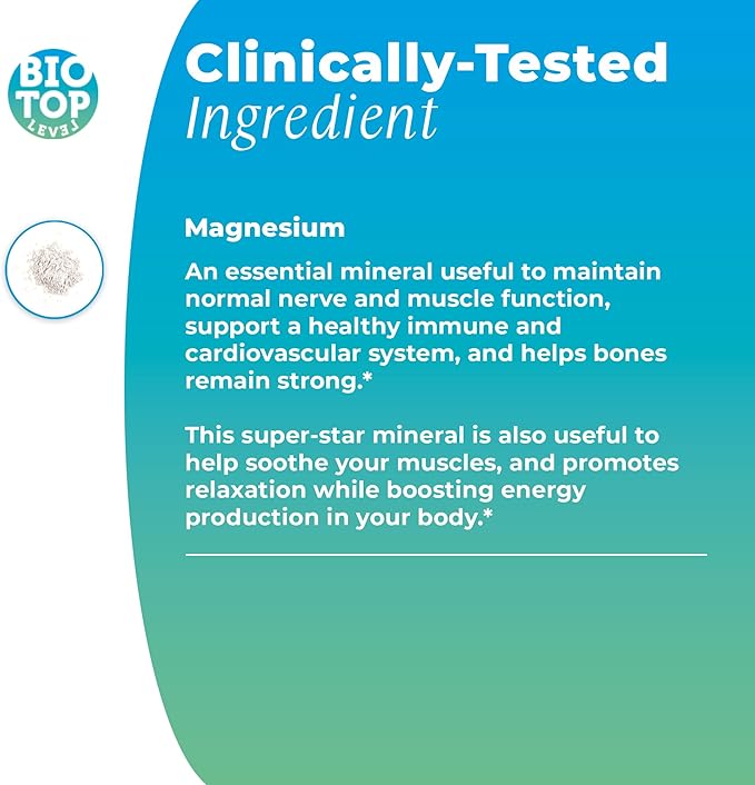 Magnesium Citrate & Gluconate Liquid Supplement. Nervous, Cardiovascular, Muscular & Immune System Support. 30 Day Supply, Vegan, Non-GMO, Gluten-Free, Unflavored