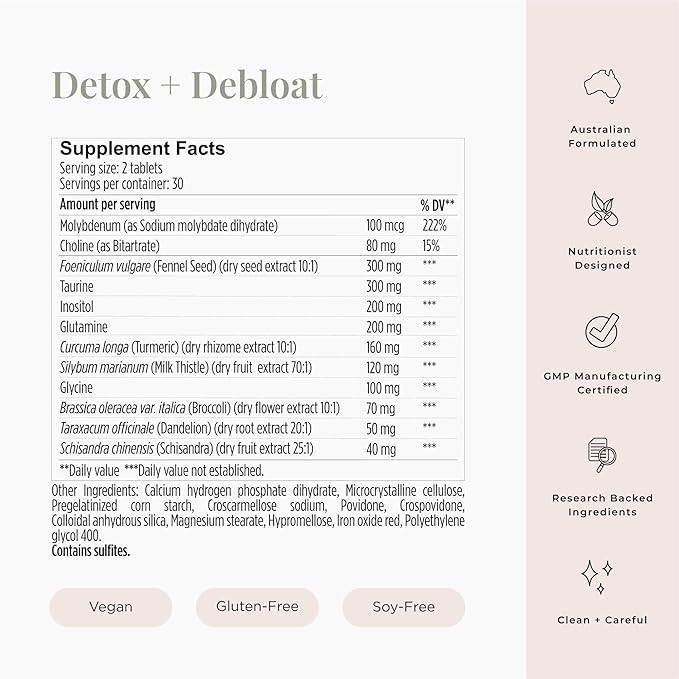JSHealth Vitamins Detox and Debloat Liver Health Formula | Liver Detox Pills | Debloating Formula with Milk Thistle, Turmeric, Fennel | Liver Cleanse Supplement (120 Tablets)