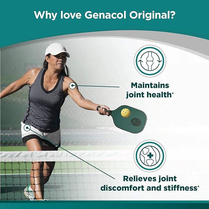 Genacol Hydrolyzed Collagen Joint Health Supplement for Men & Women Patented Technology for Joint Support | Gluten-Free, Non-GMO | Colageno Hidrolizado Original 90 Capsules